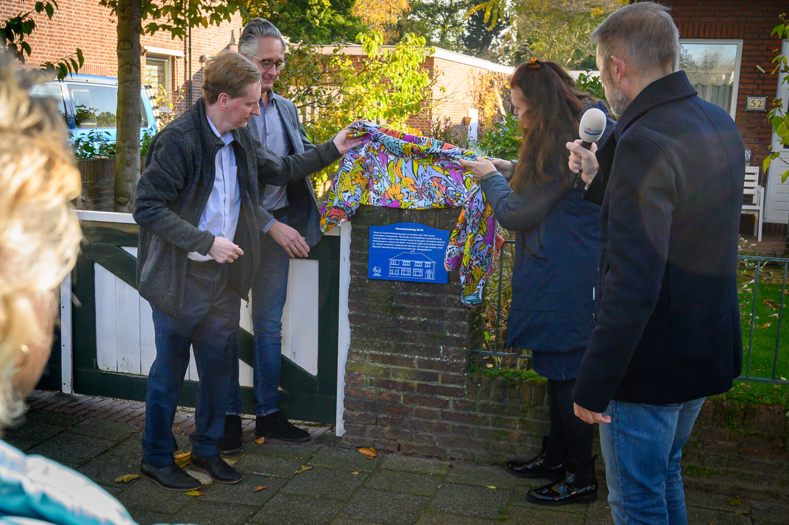 Onthulling herinneringsbord Remmerswaal