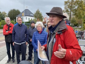 Regen en wind geen belemmering bij fietstocht